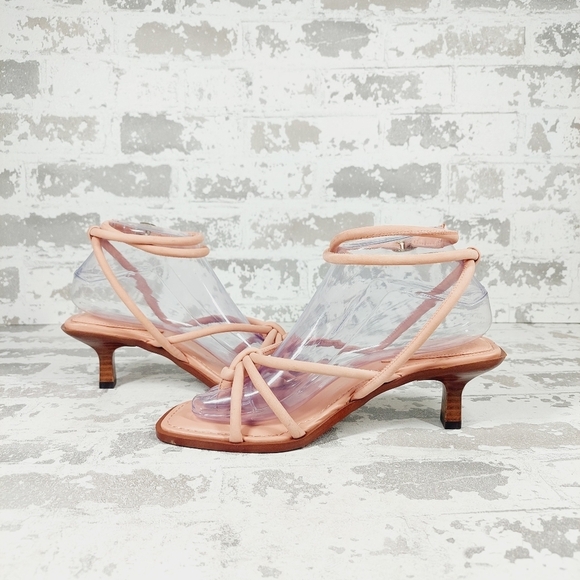 New Sam Edelman Womens Dia Leather Ankle Strap Heels i829 - Picture 4 of 12